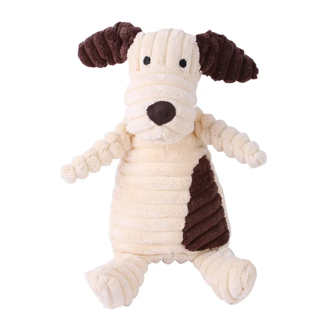 Plyšová hračka pro psy se zvukem - Bílý pes