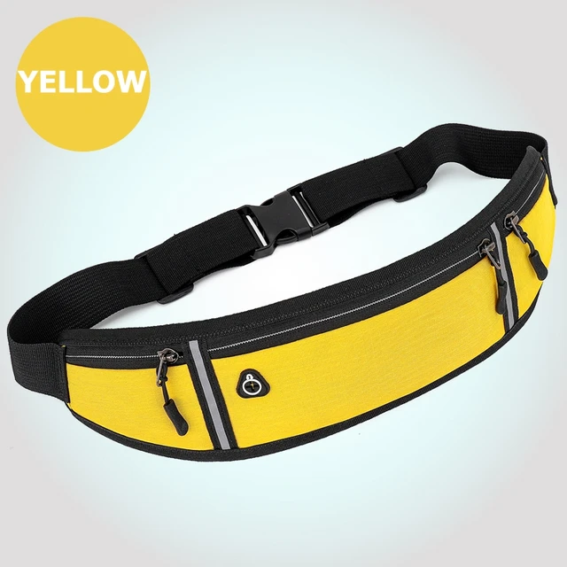 Sportovní taška do pasu - Žlutá barva