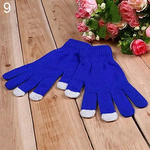 Rukavice zimní | dotykové rukavice - Tmavě modrá