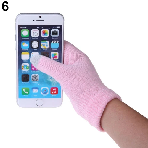 Rukavice zimní | dotykové rukavice - Růžový