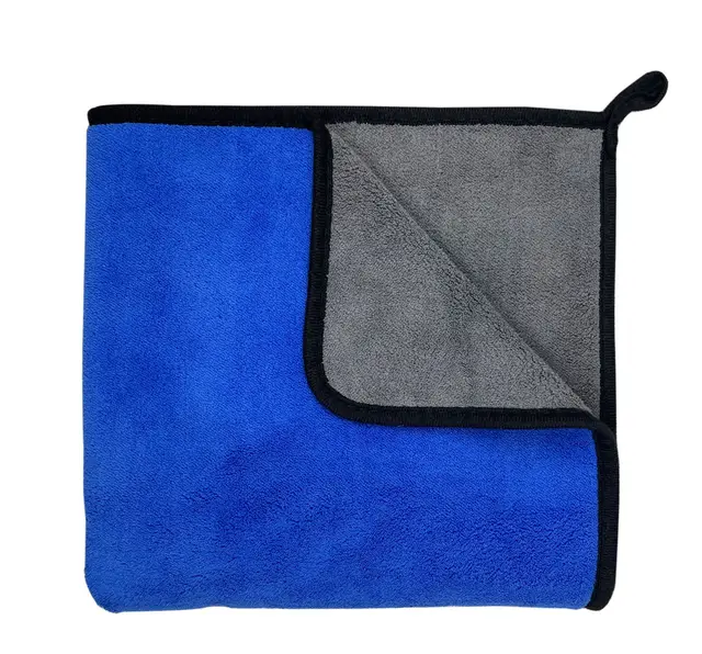Rychleschnoucí ručník pro psy a kočky - modrá šedá, 60x30 cm