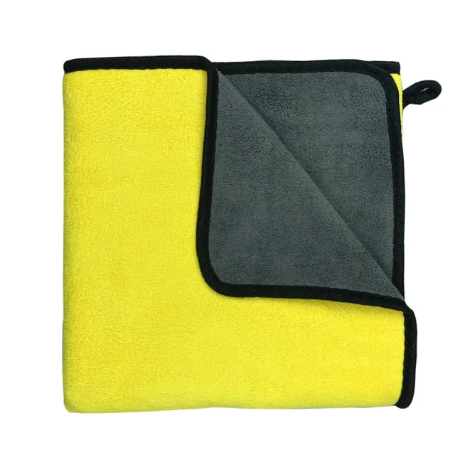 Rychleschnoucí ručník pro psy a kočky - žlutá šedá, 60x30 cm