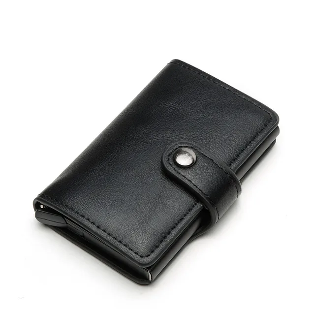 Kvalitní pánská peněženka z umělé kůže - Černá
