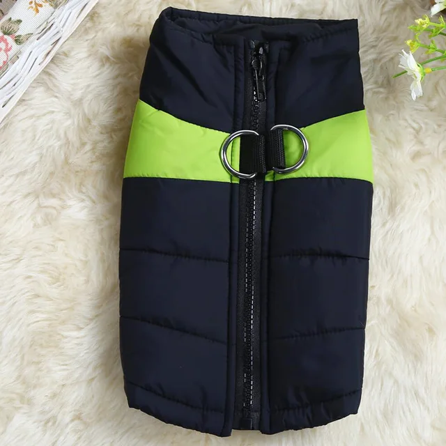 Voděodolná zimní bunda pro psy - Zelená, XL