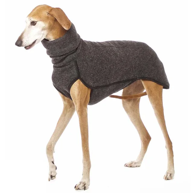 Zimní svetr pro velké psy - Tmavě šedá, XL