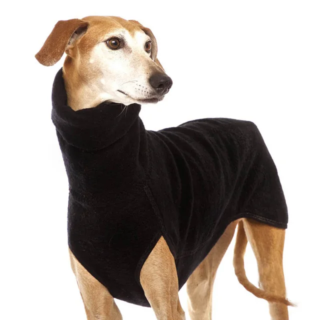 Zimní svetr pro velké psy - Černá, XL