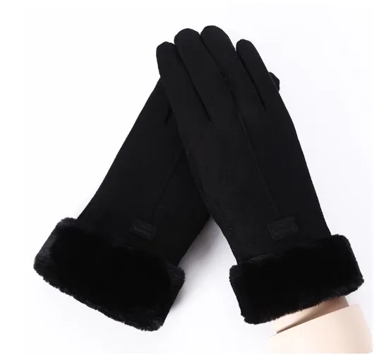 Dámské zimní rukavice | univerzální velikost - Černá 1