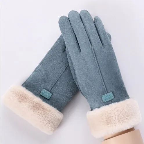 Dámské zimní rukavice | univerzální velikost - modrý