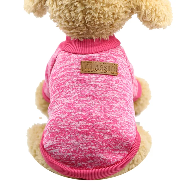 Teplé zimní oblečení pro malé psy a kočky - Fushia, XL
