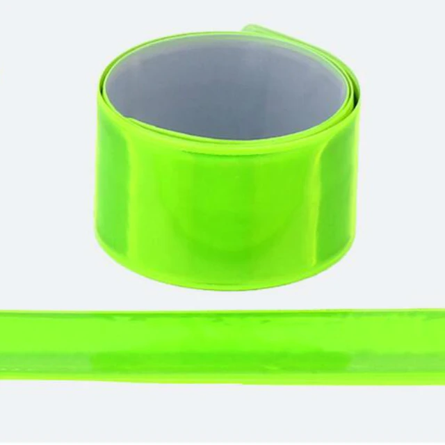 Reflexní pásek na kolo | samoupínací reflexní náramek - Zelená
