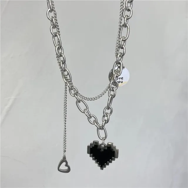 Elegantní dámský náhrdelník s přívěskem - 2