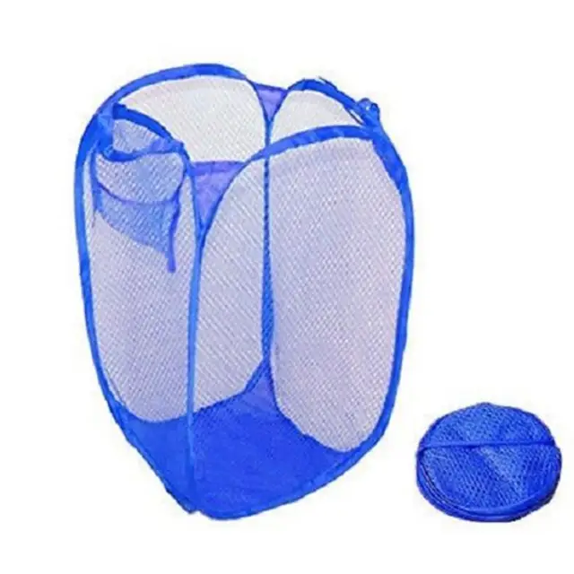 Skládací prádelní koš | vak na špinavé prádlo - Námořnická modrá