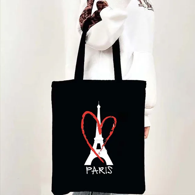 Taška přes rameno dámská, motivy Paříž a Eiffelova věž - b 14