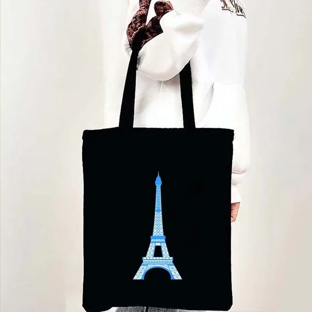 Taška přes rameno dámská, motivy Paříž a Eiffelova věž - b 17