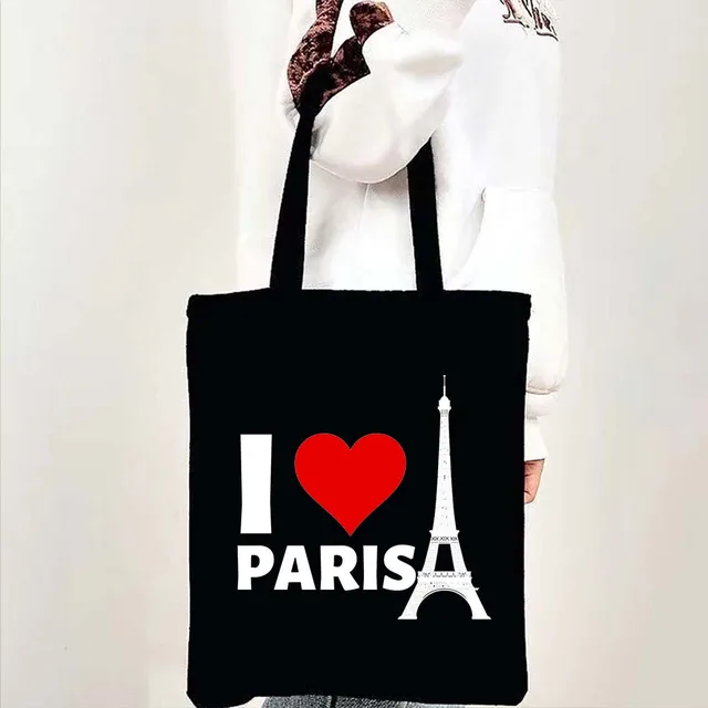 Taška přes rameno dámská, motivy Paříž a Eiffelova věž - b 18