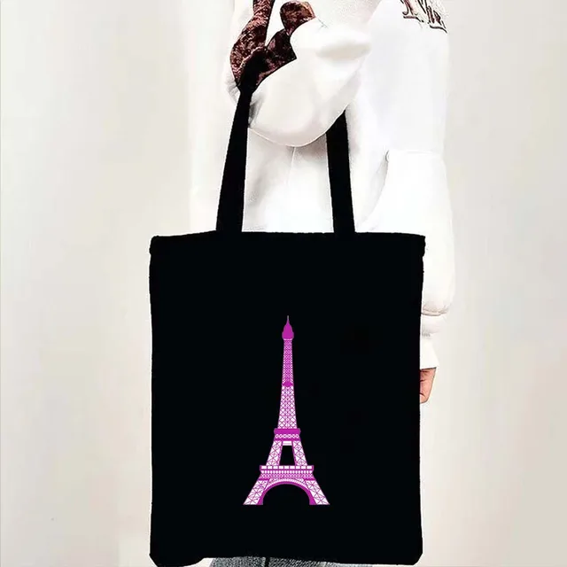 Taška přes rameno dámská, motivy Paříž a Eiffelova věž - b 23