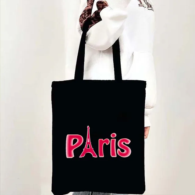 Taška přes rameno dámská, motivy Paříž a Eiffelova věž - b 28