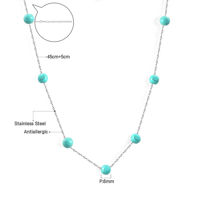 Dámský náhrdelník s přívěskem - kámen stříbro
