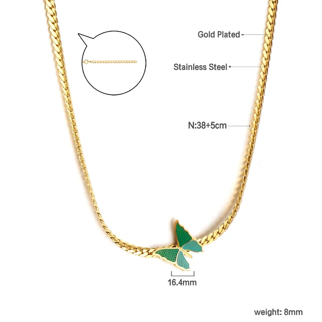 Ocelový náhrdelník s přívěskem - NE2A460JG