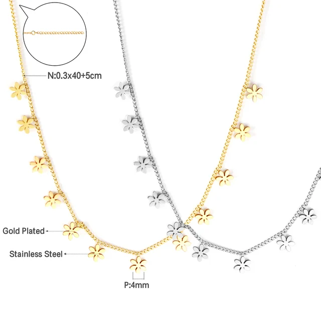 Luxusní vintage náhrdelník - Květina 470 g, Zlatá