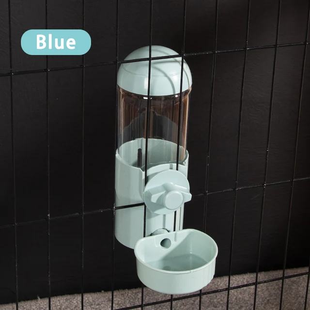 Závěsné automatické krmítko pro psy a kočky - Modrá voda