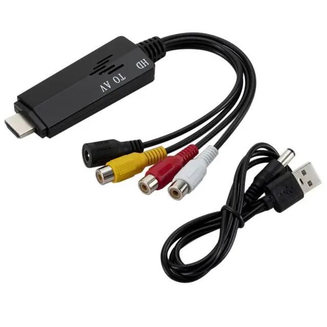HDMI kabel na AV RCA - Samec na Samice
