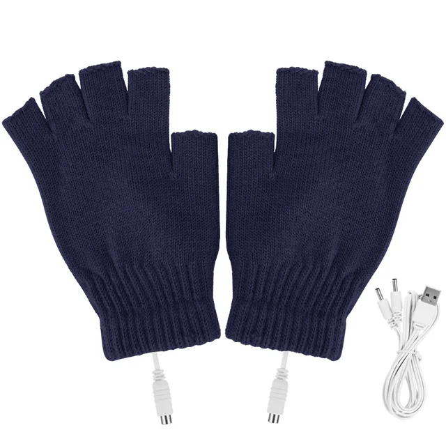 Vyhřívané rukavice | USB rukavice - různé barvy - modré