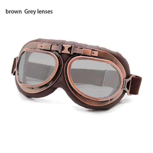 Pilot brýle | ochranné brýle - hnědo-stříbrná