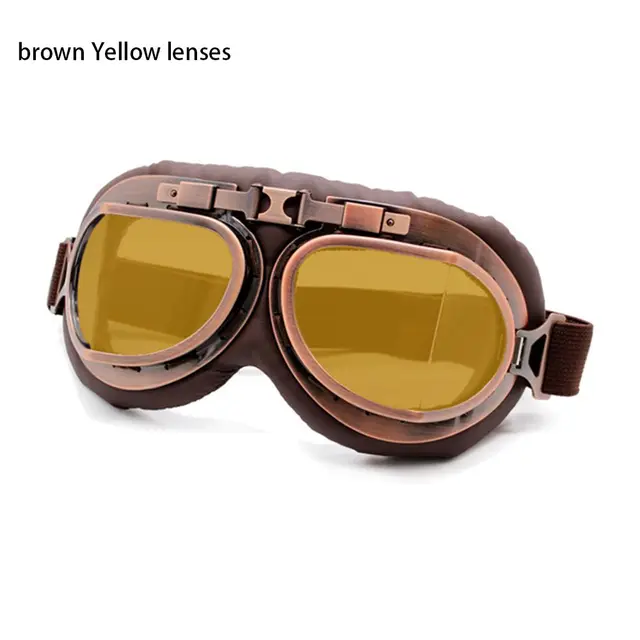 Pilot brýle | ochranné brýle - hnědo-žlutá