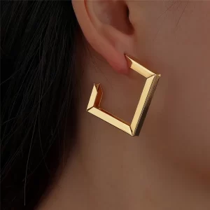 Retro minimalistické náušnice pro ženy