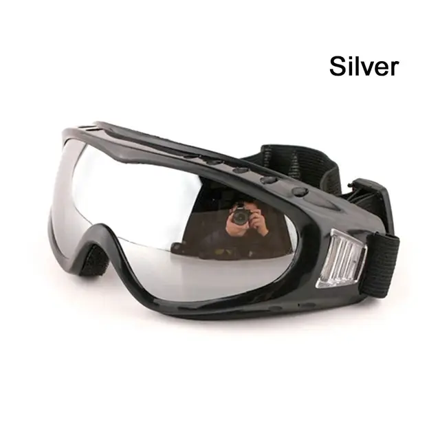 Ochranné brýle na snowboard | lyžařské brýle - Stříbrný