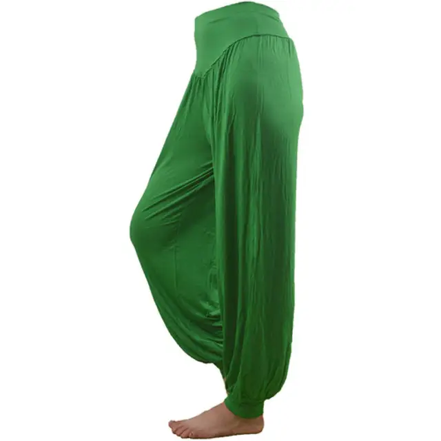 Turecké kalhoty | harémové tepláky M-XXXL - Zelené, XXL