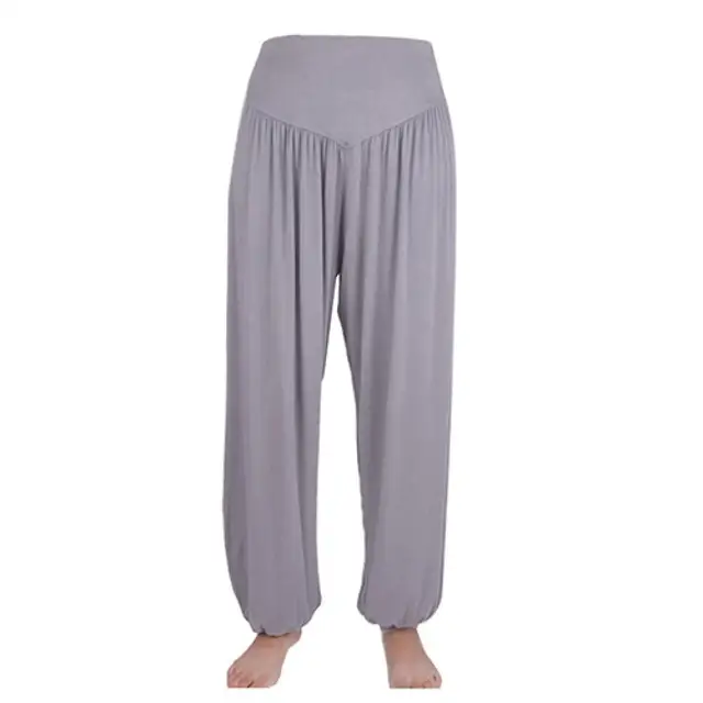 Turecké kalhoty | harémové tepláky M-XXXL - světle šedé, XL