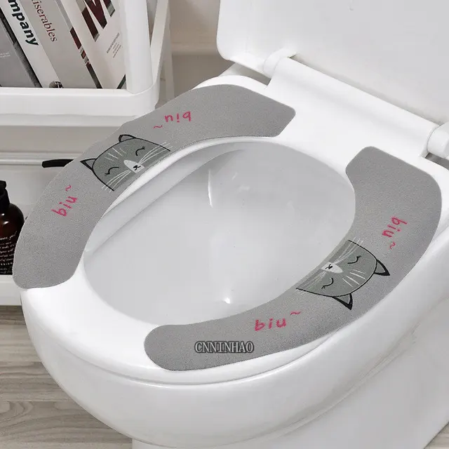 Měkké samolepící sedátko na záchod s dětskými motivy - WC podložka 5