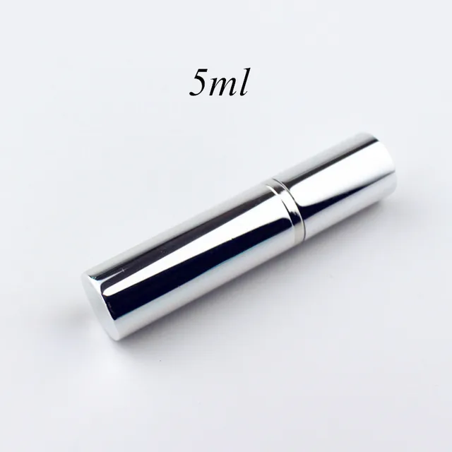 Elegantní mini flakon na parfém - 5 ml světle stříbrné