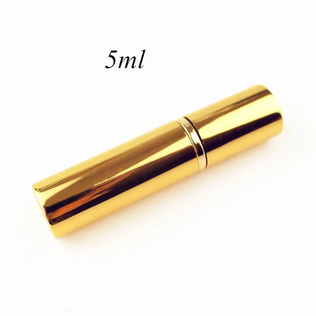 Elegantní mini flakon na parfém - 5ml lesklé zlaté