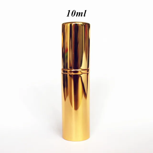 Elegantní mini flakon na parfém - 10 ml lesklé zlaté