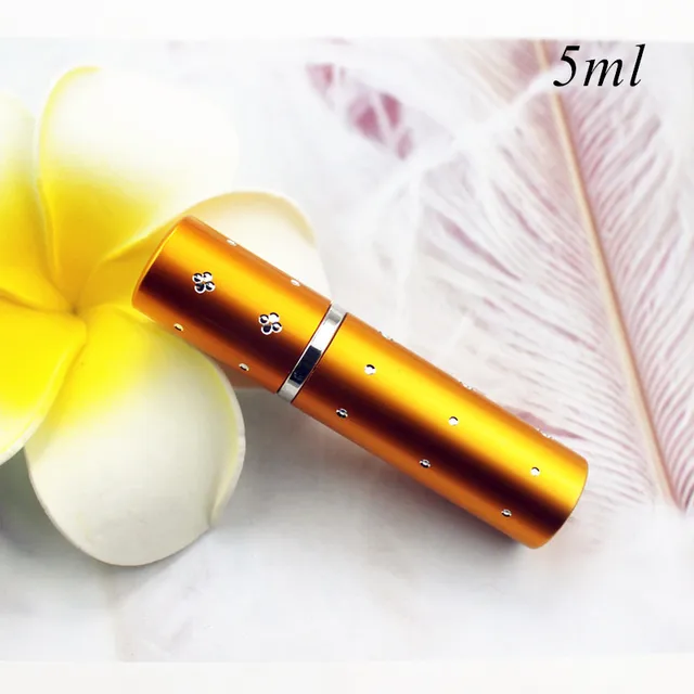 Elegantní mini flakon na parfém - 5ml DZ Gold