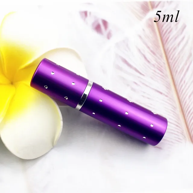 Elegantní mini flakon na parfém - 5ml DZ Purple