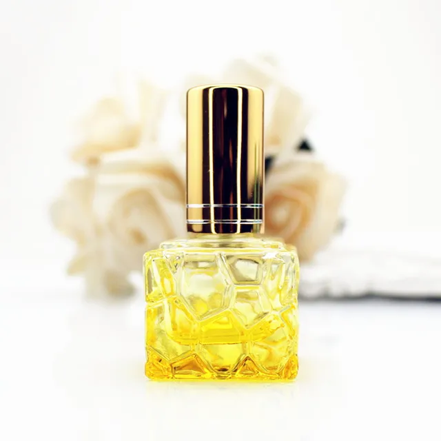 Barevná skleněná lahvička na parfém | 10ml - Žlutá