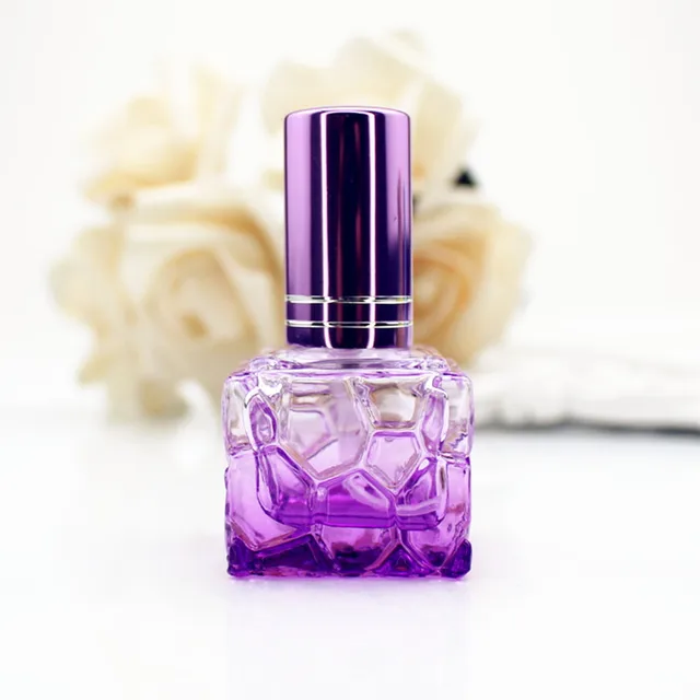 Barevná skleněná lahvička na parfém | 10ml - NACHOVÝ