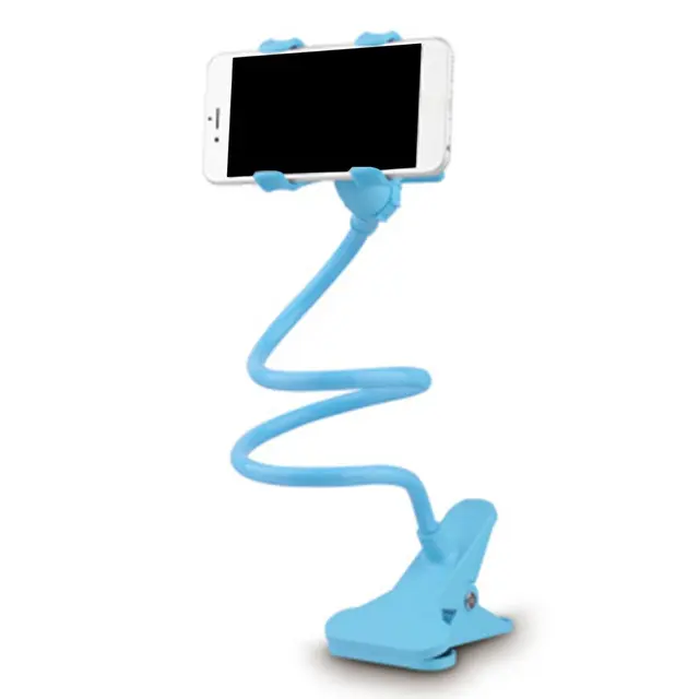 Držák na mobil - pro telefony do šířky 12 cm - více barev - Světle modrý