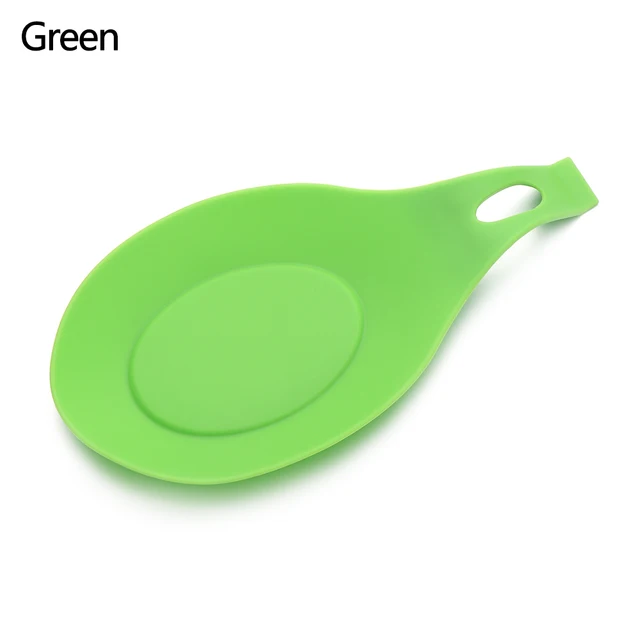 Odkladač na vařečky | silikonový držák na vařečku - Zelená