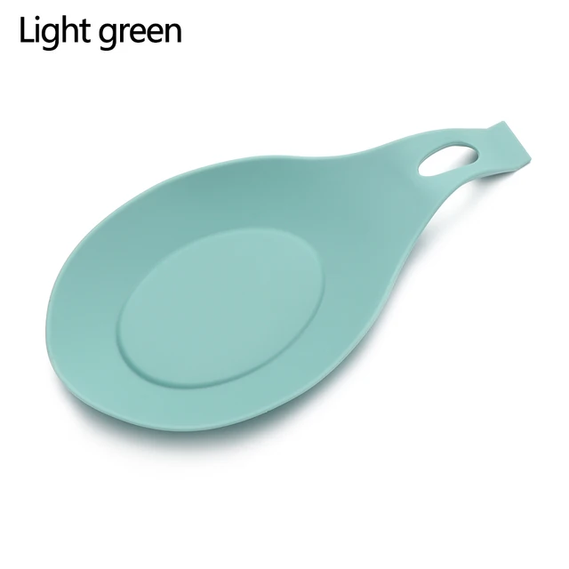 Odkladač na vařečky | silikonový držák na vařečku - Světle zelená