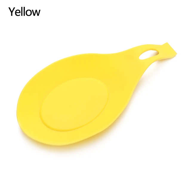 Odkladač na vařečky | silikonový držák na vařečku - žlutá