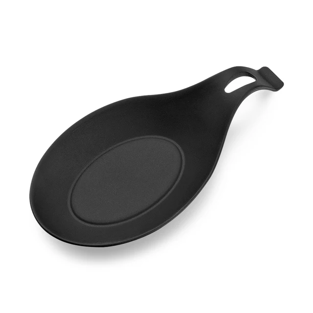 Odkladač na vařečky | silikonový držák na vařečku - černá