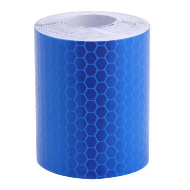 Reflexní páska samolepící - na oblečení, kolo atp., délka 3 m, šířka 5 cm - Modrá