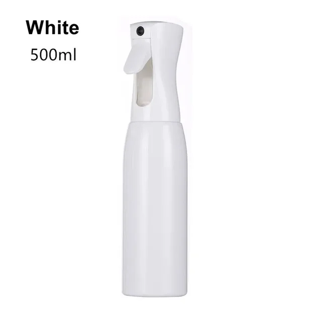 Praktická kosmetická lahev s rozprašovačem - 500 ml bílá