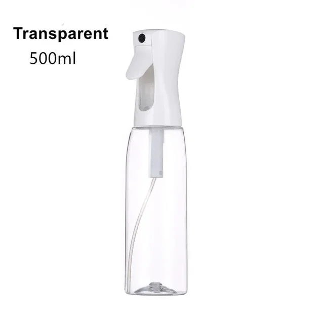 Praktická kosmetická lahev s rozprašovačem - 500 ml transparentní