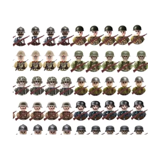 Sada vojenských figurek | Styl Lego